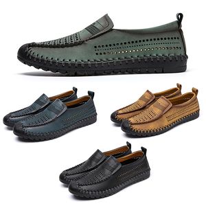 Sapatos Masculinos 2023 Casual Ventilados Feminino Preto Marrom Azul Verde Rosa Slip on Masculino Tênis Esportes Tamanho 38-48454 S877 P