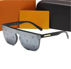 Blumenlinsen-Sonnenbrille mit Buchstaben, Designer-Marken-Sonnenbrille, Damen, Herren, Unisex, Reise-Sonnenbrille, Schwarz, Grau, Strand, Adumbral, AAAAAA