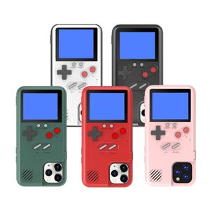 Casos de telefone celular capa traseira à prova de choque Display Handheld 36 Classic Games Console Game Players Gameboy Fit Phone Case para iPhone 11 12 13 14 Pro Max