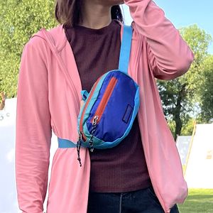 Designerka talia mini bioder mini podróż na zewnątrz fanny pakiet mody torby jogi bombag nylon mężczyźni kobiety na zewnątrz torba na ramię