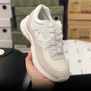 Designer Sneakers Calfskin Casual Shoes Shoes Vintage Suede Leather Trainers Stylist Sneaker Patchwork Leisure Shoe Platform