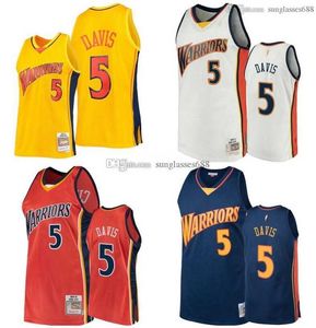 Ed Baron Davis Jersey S-6XL Mitchell Ness 2006-07 Mesh Hardwoods Classics Retro Basketbol Formaları Erkek Kadın