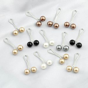 Scarves 24pcs Pearls Muslim Women Accessories Shawl Scarf Pearl Clip Headscarf Brooch Pins