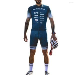 레이싱 세트 2023 Love the Pain Men Summer Cycling Jersey 세트 BIB 9D 자전거 반바지 MTB ROAD Quick Dry Pro Shirts