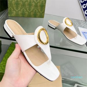 Women Sandals Designer Flip Flops Ladies Beach Slippers Blondie Flat Heel Thong Sandal Woman