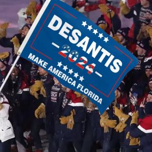 DESANTIS 2024 Flaggor 90x150cm gör Amerika florida flagga omröstning röd republikansk fjb flagga hem trädgårdsgård dekoration ny