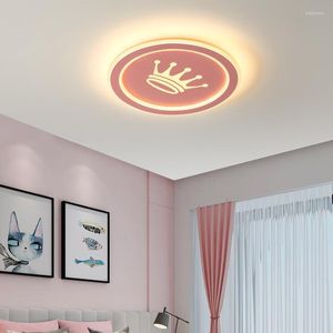 Люстры Современные светодиодные потолочные светильники корона картинка детская лампа для спальни живой дом украшения