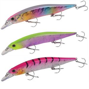 Yem Cezalar 1 Minnow Wobblers 13.5cm 17.5g Yüzen Kol Krank Sert Yapay Yem 3d Gözler Bass Parker Balıkçı Dişli P230525