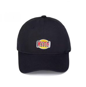 Kith Storty Lettera Ricamo Impermeabile Funzionale Tessuto Retro Papà Baseball Shading Duck Tongue Brim Hat