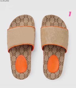 Slippers Latest Designer Slides Mens Women Slippers Summer Sandals Beach Sliders Flat platform Scuffs Bathroom Home Shoes With Gift Box 36-46 J230525