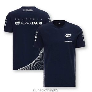 Scuderia Alpha Tauri T-Shirt Poloshirt Yuki Tsunoda Pierre Gasly2023 Formel 1 Auto Fankleidung Polyester7KJ2