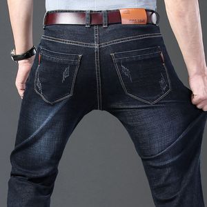 Jeans masculinos Classic Jeans Moda de jeans Moda de jeans de jeans masculino Black Blue Brand calças 230524