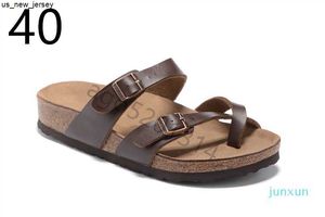 Terlik Mayari Arizona Gizeh 2021 Yaz Erkekler Kadınlar Flats Sandalet Terlikleri Unisex Sağlık Ayakkabı Klasik Renkler Siyah Beyaz Moda Daireler 34-46 J0525