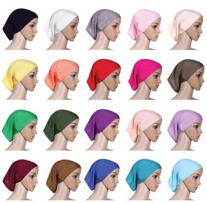 Atacado hijab muçulmano hijab curto para mulheres boné interno de tubo islâmico atacado hijab islâmico DB346