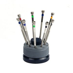 Watch maintenance tool set, screwdriver, rotating base, pure steel screwdriver, various sizes, 5978