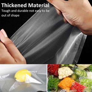 Thicker Kitchen Vacuum Sealing Bags Reusable Rolls Fresh-Keeping Food Saver Refrigerator Storage Bag Packages For Freezing