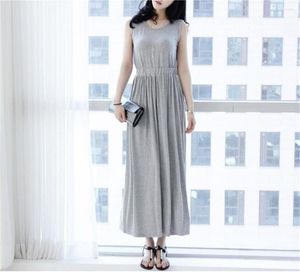 Casual Dresses High Quality Nightgown Summer Female Modal Dress Loose Cake Skirt Long Vest Pregnant Woman Beach Sleepwear