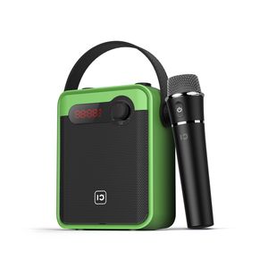 SHIDU Tragbarer Lautsprecher 25 W UHF-Funklautsprecher Wiederaufladbarer bester Bluetooth-Lautsprecher mit Mikrofon-Karaoke