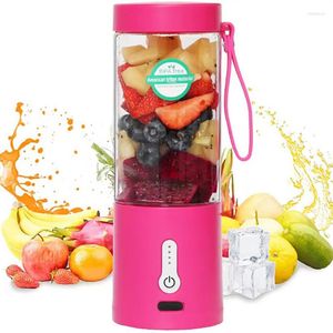 Meyve Sağı USB Elde Taşınan 6 Bıçaklar Mini Meyve Sınırlayıcı Taşınabilir Blender Meyve Milkshake Elektrik Kupası Çok Fonksiyonlu Mutfak Malzemeleri