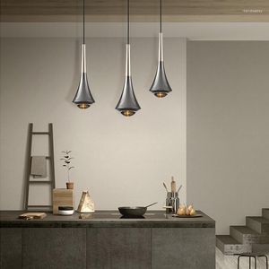 Lâmpadas pendentes Modern Creaive Dimmable Light para quartos Bedsde Kitchen Island Led Led Lamp Lâmpada Indoor Decoração Lighture