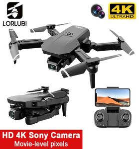 4K HD Drohne Weitwinkelkamera Wifi FPV Höhenhaltung mit Dual-Kamera faltbarer Mini-Dron-Quadcopter-Hubschrauber Spielzeug2526422
