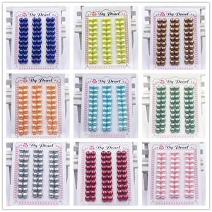 Perle spedizione gratuita 10 colori 30PAIRS 78mm Maliola all'ingrosso Pulsante foro per perle di perle sciolte in acqua dolce naturale