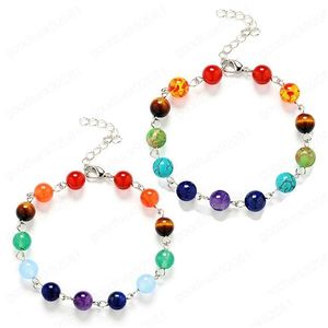 Beaded Natural Stone 7 Chakra Yoga Bracelet Luxury Designer Jewelry Bracelets Charm Fashion Gift Drop Delivery Dhg1P