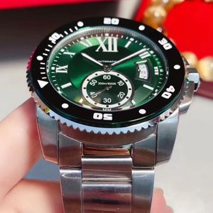 AA Designer Uhren mit Montre-Uhrwerk, hochwertige Herren-Taucheruhr mit automatischem 316-Edelstahlarmband