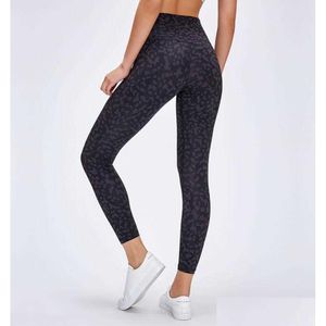 Yoga Outfit L 32 Leggings Tie Dye Gym Clothes Women High Waist Running Fitness Sports Fl Length Trouses Workout Capris Leggins Drop Dhuz5