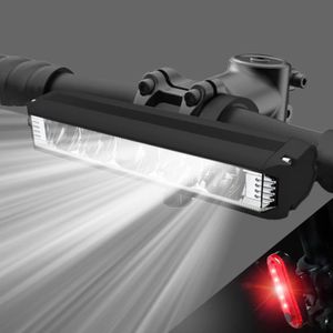 Ultra-Bright 6000LM LED Bike Light, Waterproof Aluminum Bicycle Headlamp, 8000mAh USB Rechargeable MTB Front Lamp