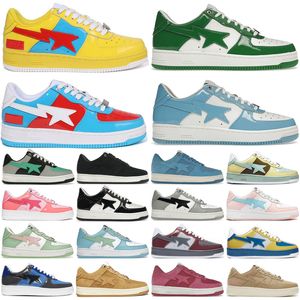 Sk8 Sta Low Homens Mulheres Sapatos Casuais Mens Mulheres Preto Triplo Branco Patente Sapato Lows Treinadores Esportes Sapatilhas Luxo Placa-FormeOutdoors