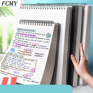 Notepads A4/A5/A6/B5 Blank Coil Grid Horizontal Line Sketch Diary Book Paper Diary Book Notebook Notepad Record School Supplies 230525