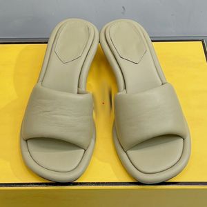 2023 Fashion Womens Fashion Pantofole Sandali Estate Tela ricamata Designer Slides Sandles Platforms Slider Shoes For Woman Ladies Bianco Nero con scatola -142