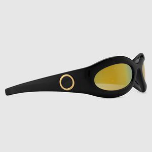 Designer Man Goggle Sun Glasses Oval Frame Cat Eye G Solglasögon Damer Luxury Summer Polarised Solglasögon glasögon med låda