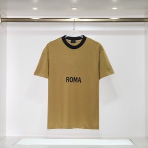 T-shirt da uomo con stampa lettera di lusso nero Fashion Designer estate manica corta di alta qualità casual con lettera di marca t-shirt di design di alta qualità taglia asiatica S-XXL