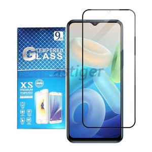 Full Glue Cover Black Frame Screen Protectors for Motorola Moto G Play 2023 Stylus 5G Power 2022 iphone 14 13 Pro Max Thick Explosion Film Bubble-free Tempered Glass