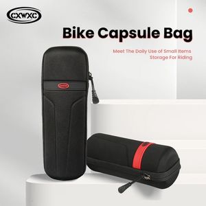 Pannier Çantalar CXWXC Bisiklet Çerçeve Çantası Bisiklet Saklama Kutusu Yağmur Değil Bisiklet Kapsülü Yeryiz Şişe Kutuları Onarım Aracı Kit Aşağı Tüp 230525