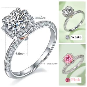 Дизайнерское кольцо, обручальное кольцо, роскошное кольцо, любовное кольцо, кольца с муассанитом, подарок матери, классическая серия для женщин, обручальное кольцо с бриллиантом, пасьянс, платиновое покрытие M07A