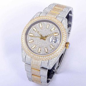 Homens de alta qualidade relógios designers Lunes Wristwatches Diamond Automatic Mechanical Watch