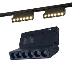 DC48V 6W Moderno dobrável trilha LED Lâmpada de luz de luz de travamento de luz LED Sistema de iluminação de trilho LED Lâmpada de teto magnético