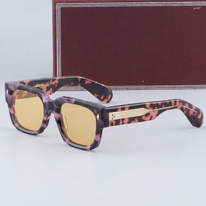 Солнцезащитные очки jmm enzo квадратный ацетат толстые тяжелые рамы стимпанка Оригинальные классические дизайнерские очки с оригиналами