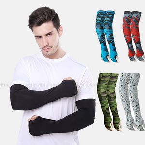 Arm Leg Warmers 2Pcs Unisex Cooling Sleeves Cover Sports Running UV Sun Protection Outdoor Men Fishing Cycling Quick Dry Gloves Warmer 230524
