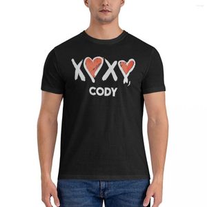 Polo da uomo Xoxo Cody T Shirt Rigsby Ladies Gym Pelo Workout Unisex Heavy Cotton Tee Classic T-Shirt Plain Shirts Men