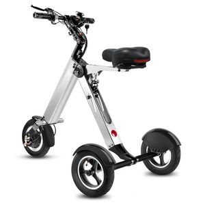 Mini triciclo per scooter elettrico TopMate ES32 per adulti, scooter elettrico pieghevole per mobilità con pneumatici da 10 pollici