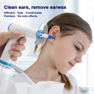 Ear Care Supply 4 Mode Electric Ear Cleaner Automatic Ear Irrigation Washer Bottle System Safety Ear Wax Removal Kit for Adults Kids Health Care 230524