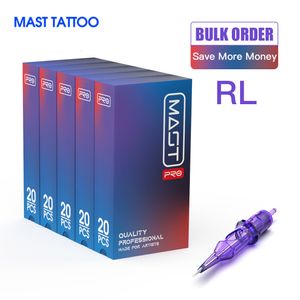 Иглы татуировки 3510 коробки RL Стерилизованная мачта Pro Cartridge Pursing Makeup Постоянный круглый вкладыш 035mm030mm025mm 230525