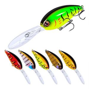 Baits Lures 1 piece of 11.5cm 17.5g fishing artificial hard crank bass swinging device Japanese Pesca Minnow bait P230525