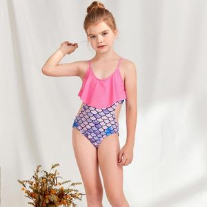 Meninas de banho feminina Girls Beautiful Swimsuit mais recente adequado para GGED 8-14 One Piece Beach Sports Outdoor