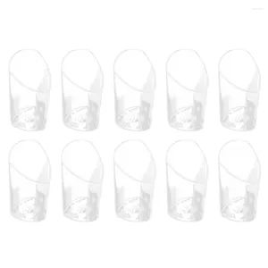 Conjuntos de utensílios de jantar 50 pcs copos de sobremesa de plástico geléia de copo de parfait descartável