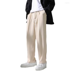 Męskie spodnie męskie proste, proste, szybkie suszące oddychanie, miękkie, szczupłe dopasowanie codziennych ścieżek streetwearu Mężczyźni Vintage